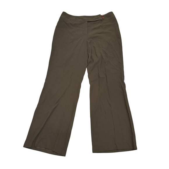 Tribal Womens Dress Pants Size 14 Brown Polyester - Picture 1 of 5